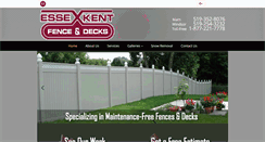Desktop Screenshot of essexkentfence.com